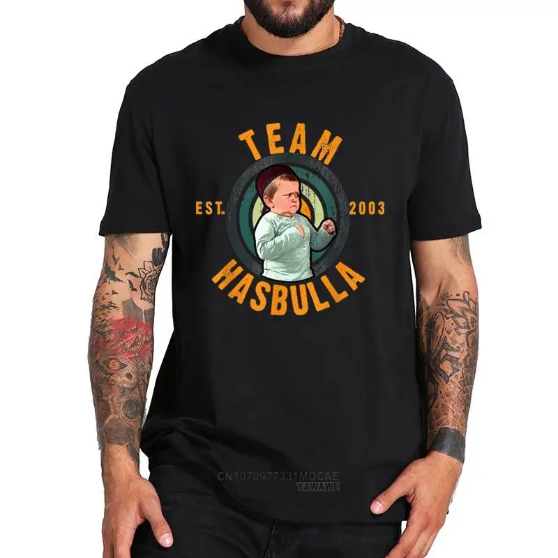 

Classic Hasbulla Fighting Meme T Shirt Mini Khabib Blogger TShirt Men Clothing Male Summer Casual Short-sleev Tee Ropa Hombre