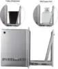 Drawer Stainless Steel Pull-Out Trash/Propane Tank Drawer Storage for Propane Tank or Trash Bin Adds Convenient Storage in Any O 6