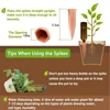 4PCS Terracotta Self Watering Spikes For Home Garden Automatic Watering Device Vacation Stakes Drip Irrigation Tool 3