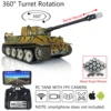 Heng Long HL 7.0 Tiger I RTR RC Tank 1:16 3818 FPV Camera Hand Painted Color Toys Remote Control Military Car Toys Gifts 2