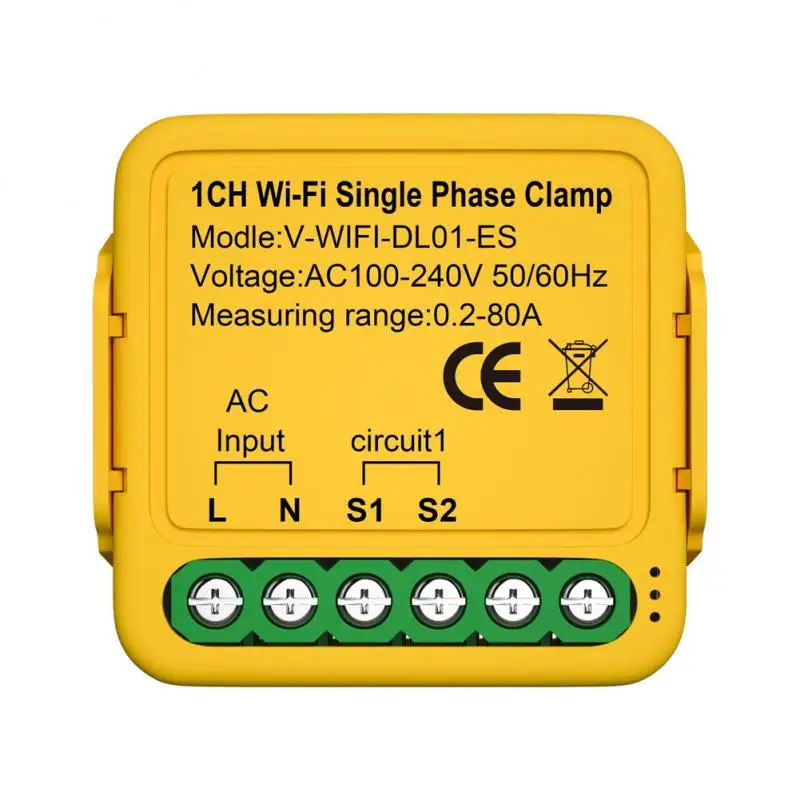 

Wi-Fi-переключатель с легкой установкой, инновационное энергопотребление Tuyasmartlife80a, революционная И Надежная статистика электроэнергии