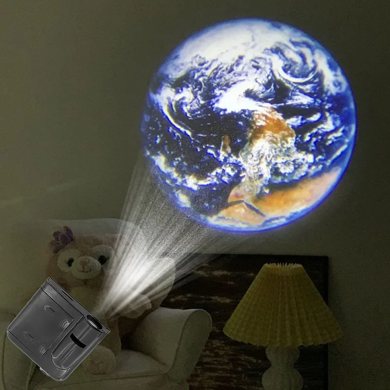 Description Picture 4 of itemPlanet Projection Lamp with Light Sheets Photo Earth Sun Galaxy Light Projector Novelty Atmosphere Light Party Photo Props