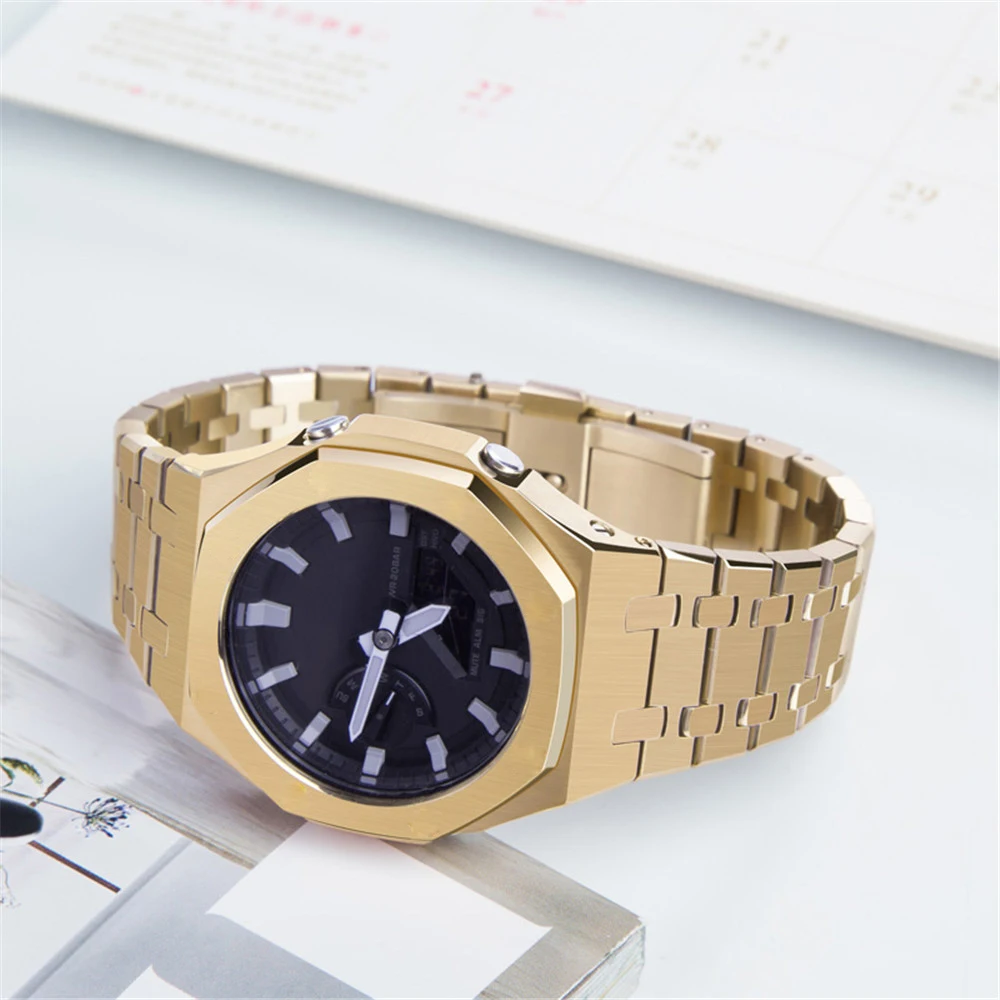 Hontao Highest Quality GA-2100 GA-B2100 Casioak All Metal
