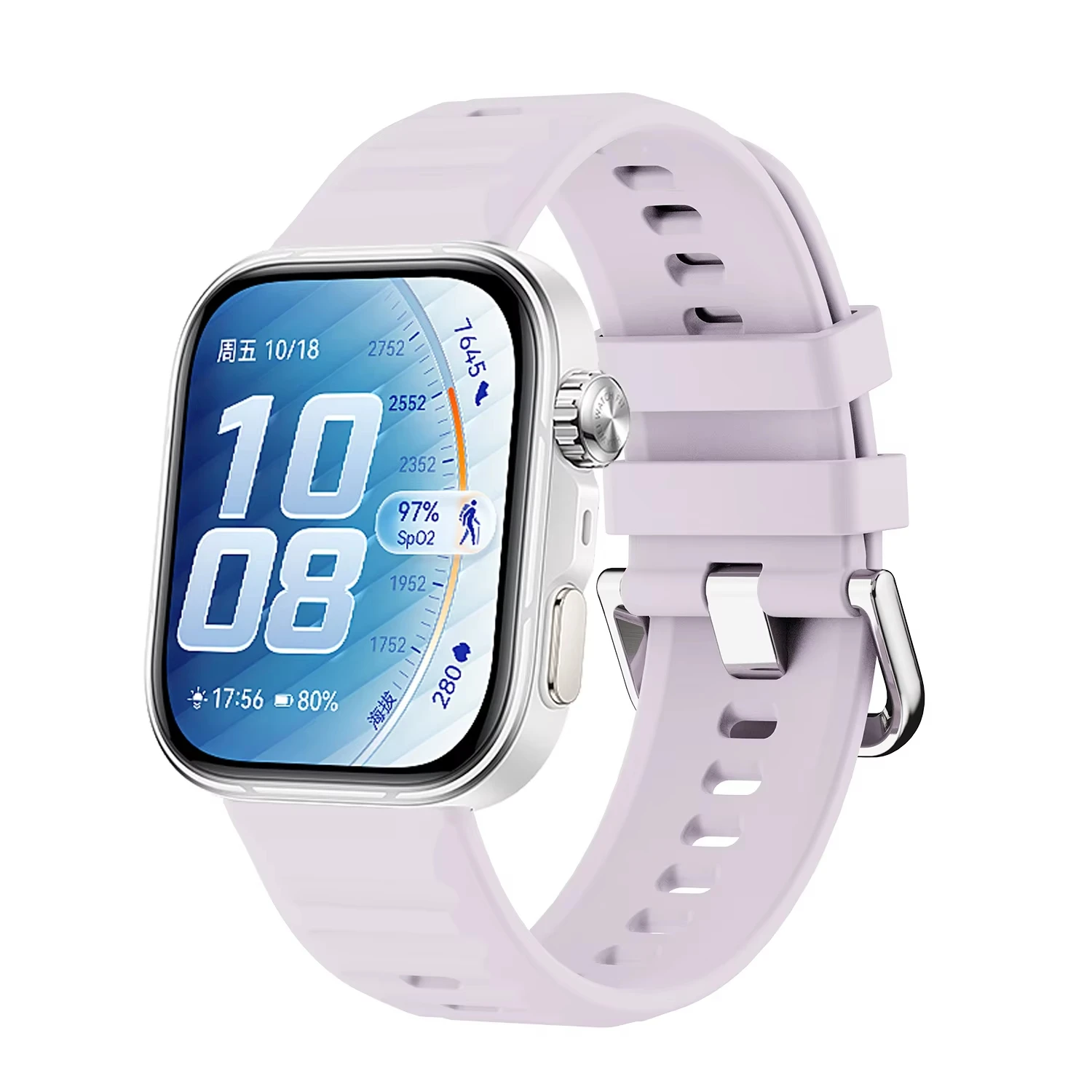 Premium Silicone Sport Strap - Breathable Bracelet Replacement