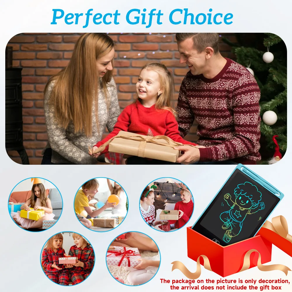 6.5/8.5/10/12 inch LCD Writing Tablet Drawing Board Montessori Educational Toys for Children Drawing Toys for Kids Boys Gifts 5