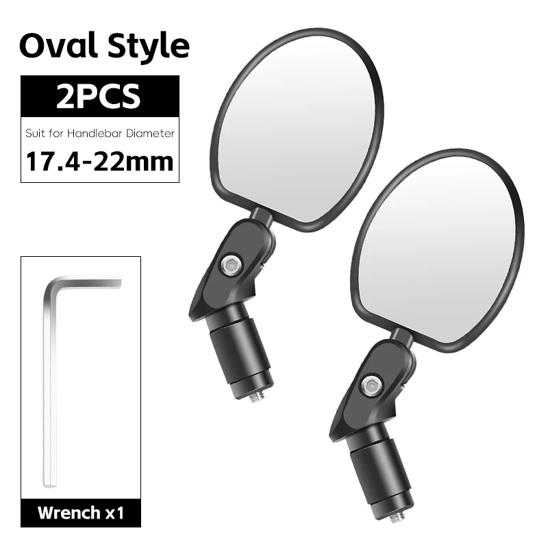 2PCS Oval Style