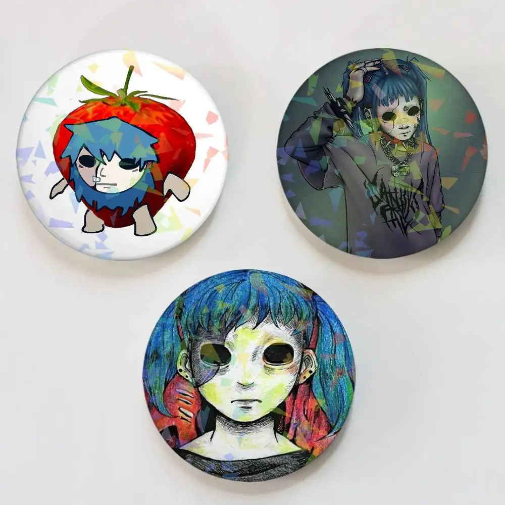 게임 S-샐리 페이스 레이저 버튼 핀 백팩 의류 장식 브로치 소설 배지 쥬얼리 ..
