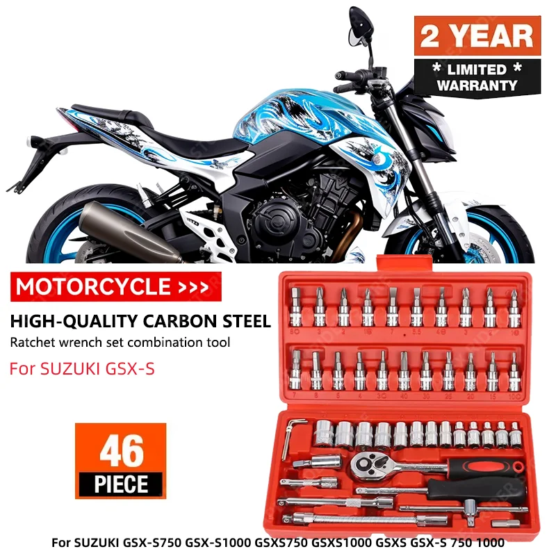 

Фотообои 46 шт., для SUZUKI Инструменты для ремонта мотоцикла GSXS750 GSXS1000 GSXS 750 1000, профессиональная механическая работа