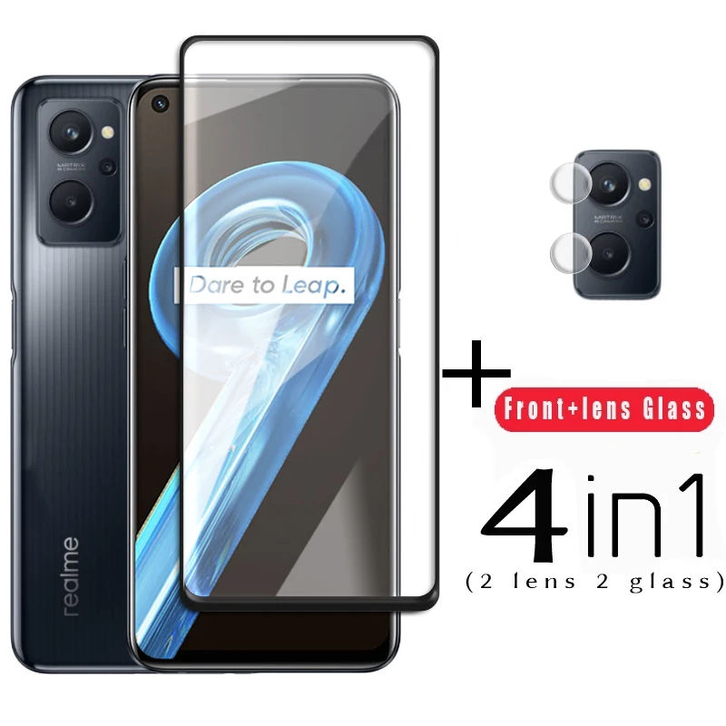 цена For Realme 9i Glass Full Cover Screen Protector For Realme 9i Tempered Glass For Realme 9i 8i 8 GT Neo 2 Narzo 50A 50i Lens Film