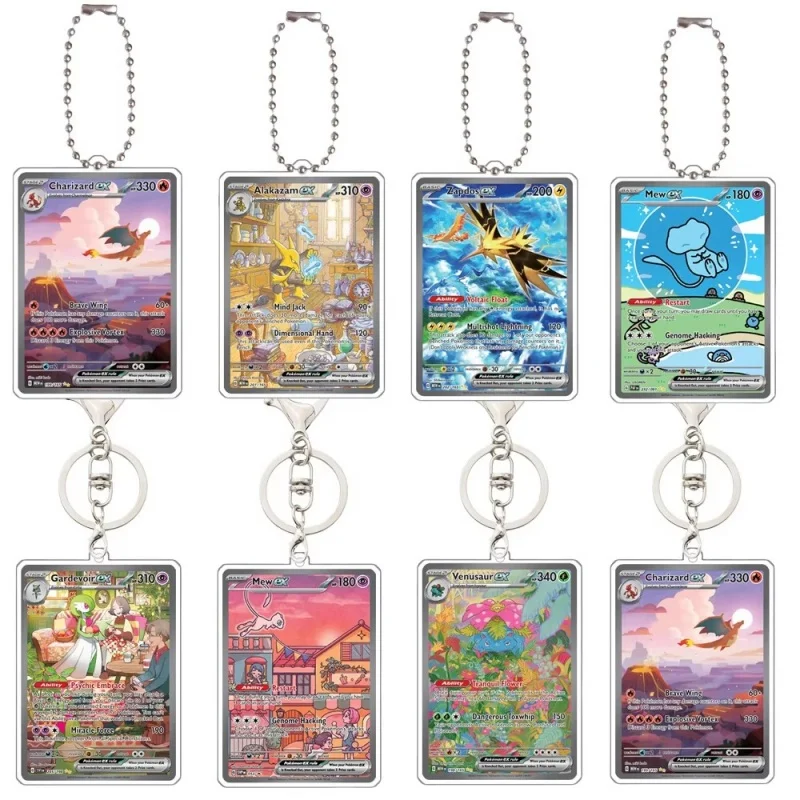 Charizard Gardevoir Venusaur Acrylic Keychain Pendant - Collectible Decor Gift