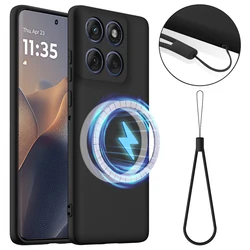 Premium Magnetic Phone Case - Sleek and Durable Protection Cover - MOTO G86 Power (Black)