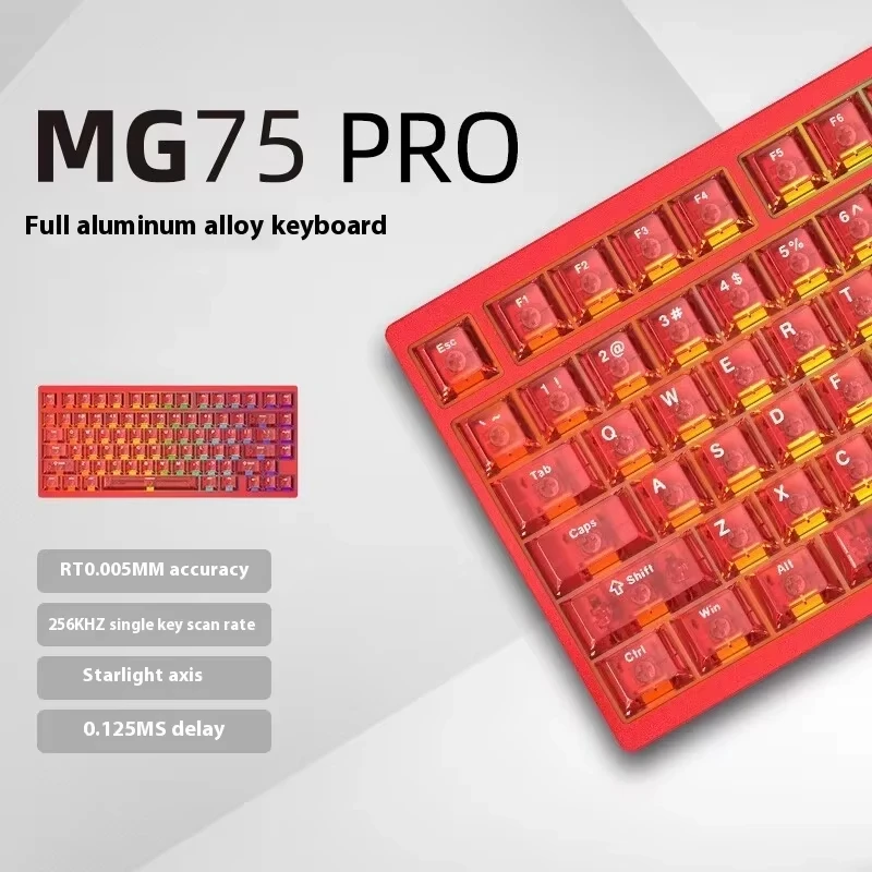 IROK MG75 PRO/MAX メカニカルキーボード磁気スイッチ Rgb ホット