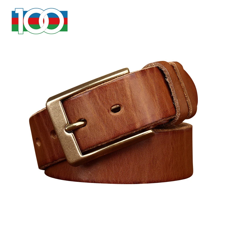 men's-leather-belt-thickened-leather-head-layer-cowhide-belt-men's-retro-do-old-simple-everything-casual-copper-buckle-belt