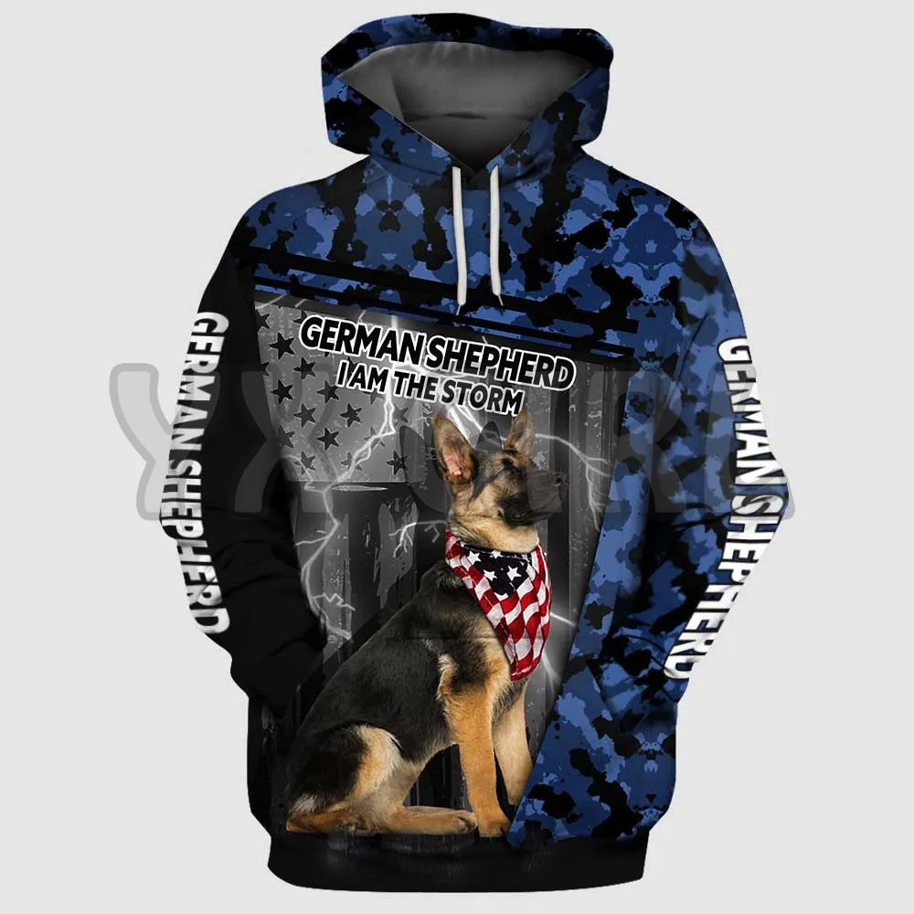 Camouflage Malinois  3D Printed Hoodies  Unisex Pullovers Funny Dog Hoodie Casual Street Tracksuit