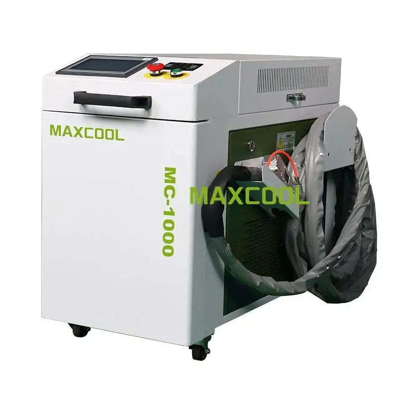 

Maxcool Fiber Laser Cleaning Machine Small Business Car Beauty 1000w 1500w 2000w Scanner Head For Metal Rust Oxide