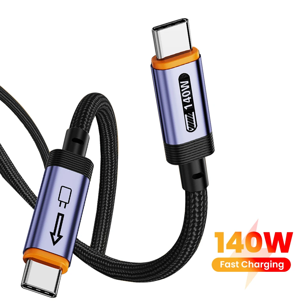 รูปสินค้า สายชาร์จ USB-C 140W ชาร์จเร็ว สำหรับ iPhone 17/Xiaomi/Samsung