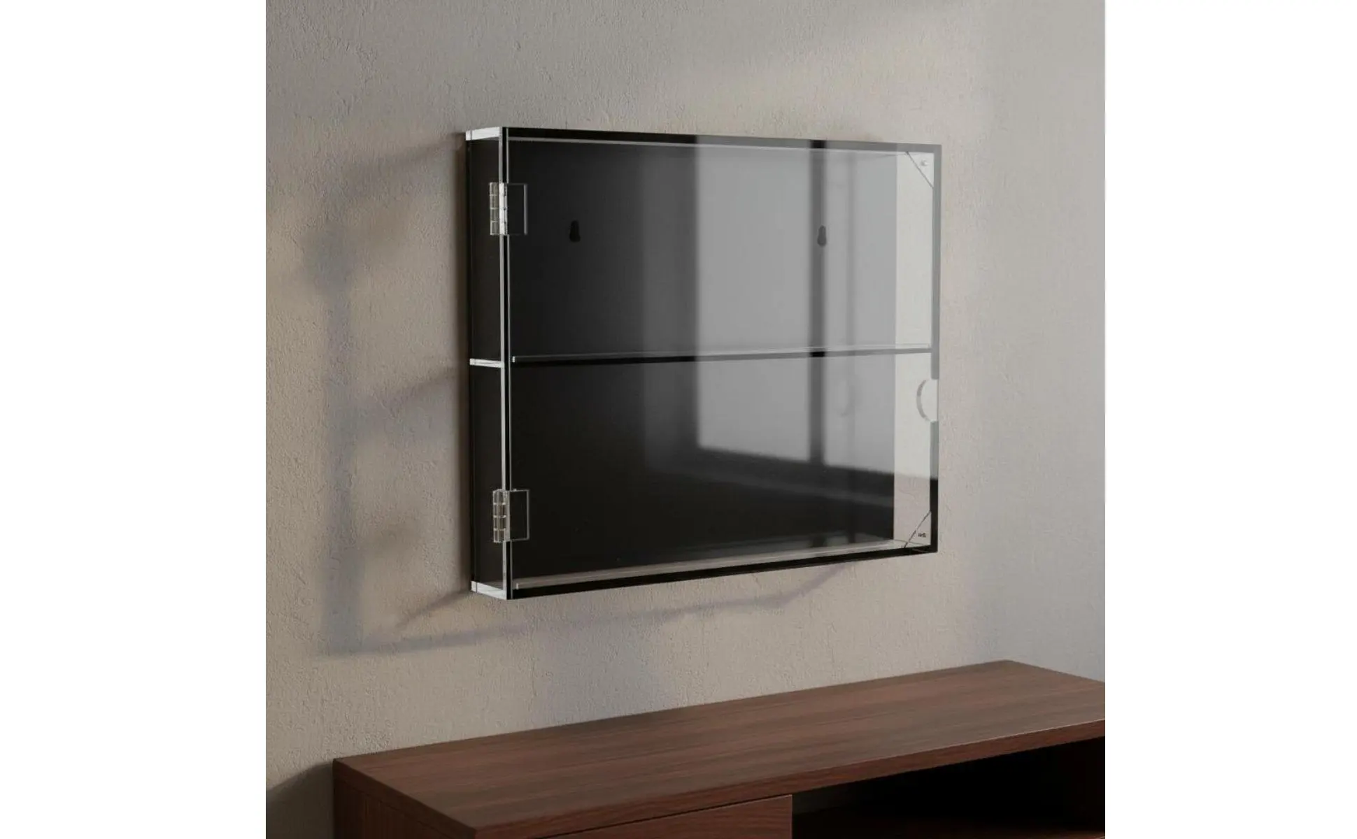 Sports Card Display Case Dustproof Wall Mount Sports Card Holder Large Capacity Protection for Office