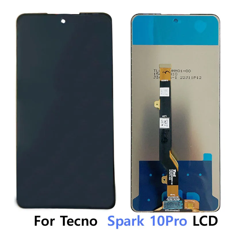 

100% Tested 6.8'' Original LCD Replacement For Tecno Infinix Spark 10 Pro LCD Ki7 Display Touch Screen Digitizer Assembly