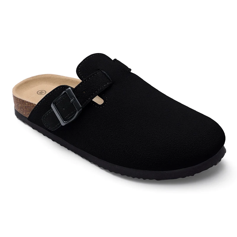 Summer Suede Clogs Slippers Women 1