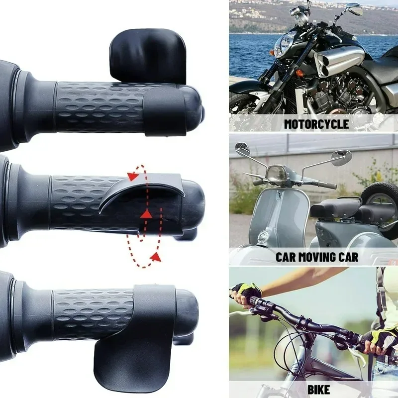 Motorcycle Cruise Control Throttle Lock Anti-Slip Handlebar Assist Grip Reduce Hand Fatigue Accessories for Dirt Bike Scooter