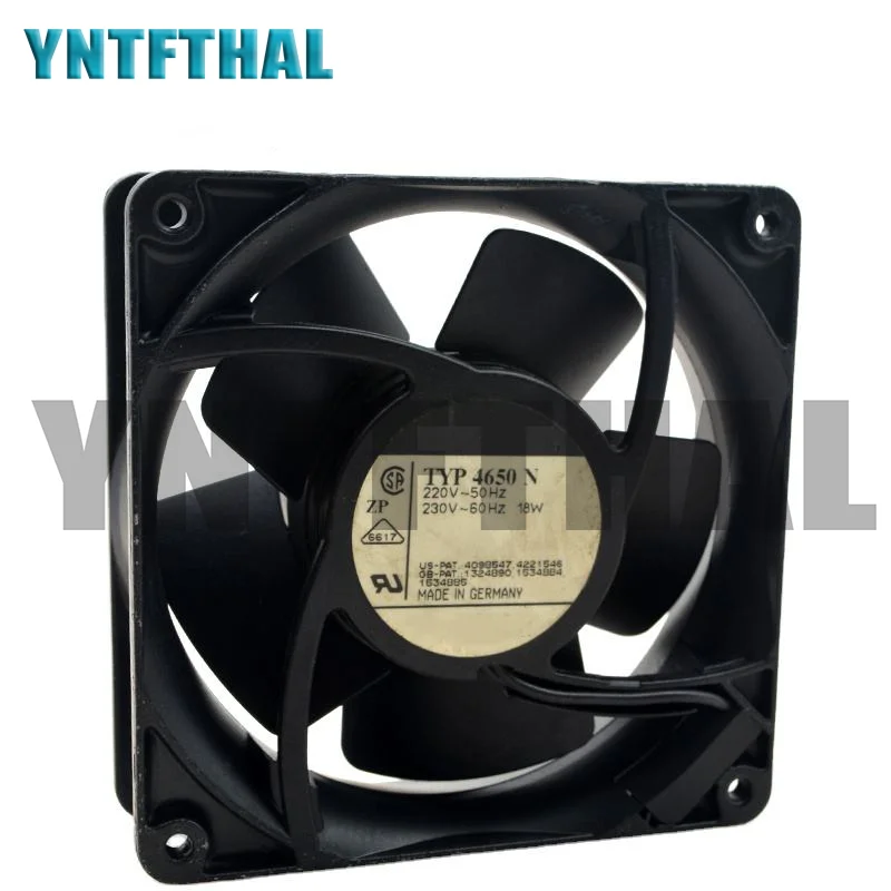 

Original TYP4650N 230V~50Hz 17W 230V~60Hz 18W 120*120*38mm Metal Cooling Fan