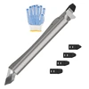 Upgraded Stainless Steel Caulking Tools, 4-In-1 Sealant Finishing Tool With 5 Silicone Squeegee, Grout Removal Tool Easy Install 1