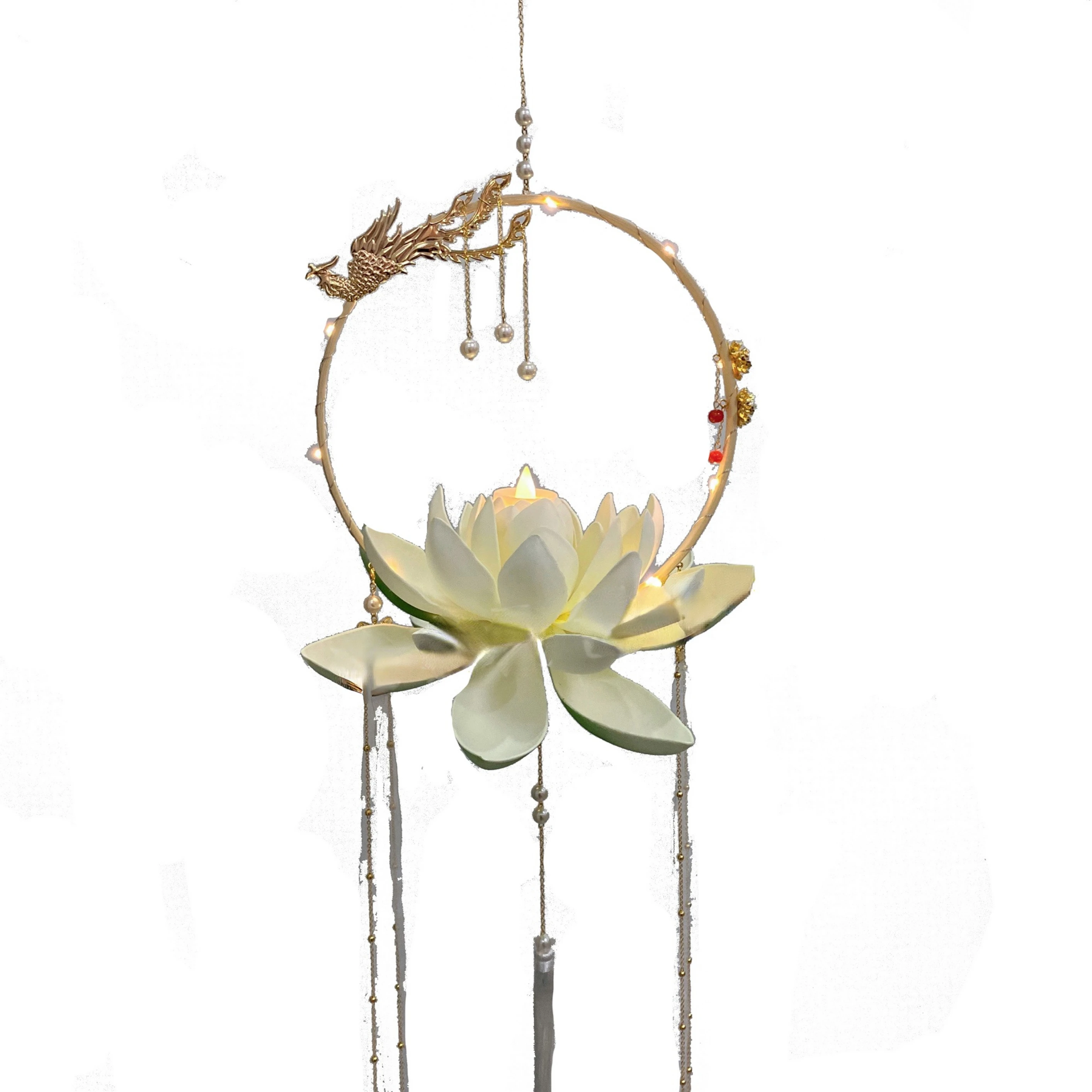 

Accessories Portable Lotus Lamp Lotus Lamp Antique Stage Show Cos Props