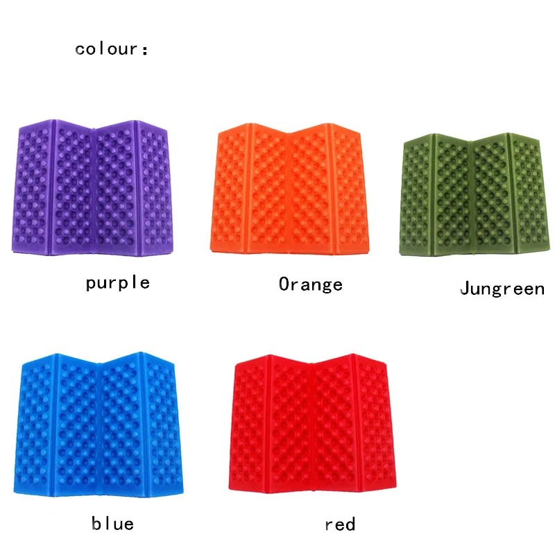Sitting Cushion Outdoor Foam Padding Foldable Waterproof XPE Cushion Portable Chair Mat Solid Camping Accessories 385x275x11mm 5