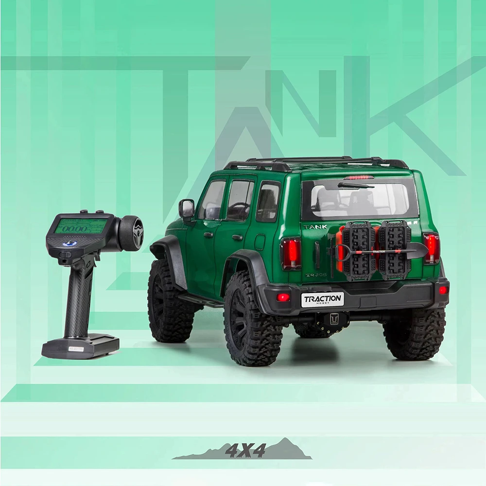 KM TRACTION TANK300 Competitive Edition RTR 2.4GHz 1/8 RC Simulation Electric Remote Control Model Car Crawler Adult Kids Toys 2