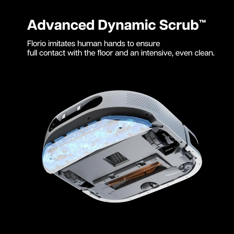 NOESIS Florio 2in1 Robot Vacuum and Mop Combo, Robot Vacuum, Self-Emptying Vacuum Cleaner, Auto-Changing Mopping Pads