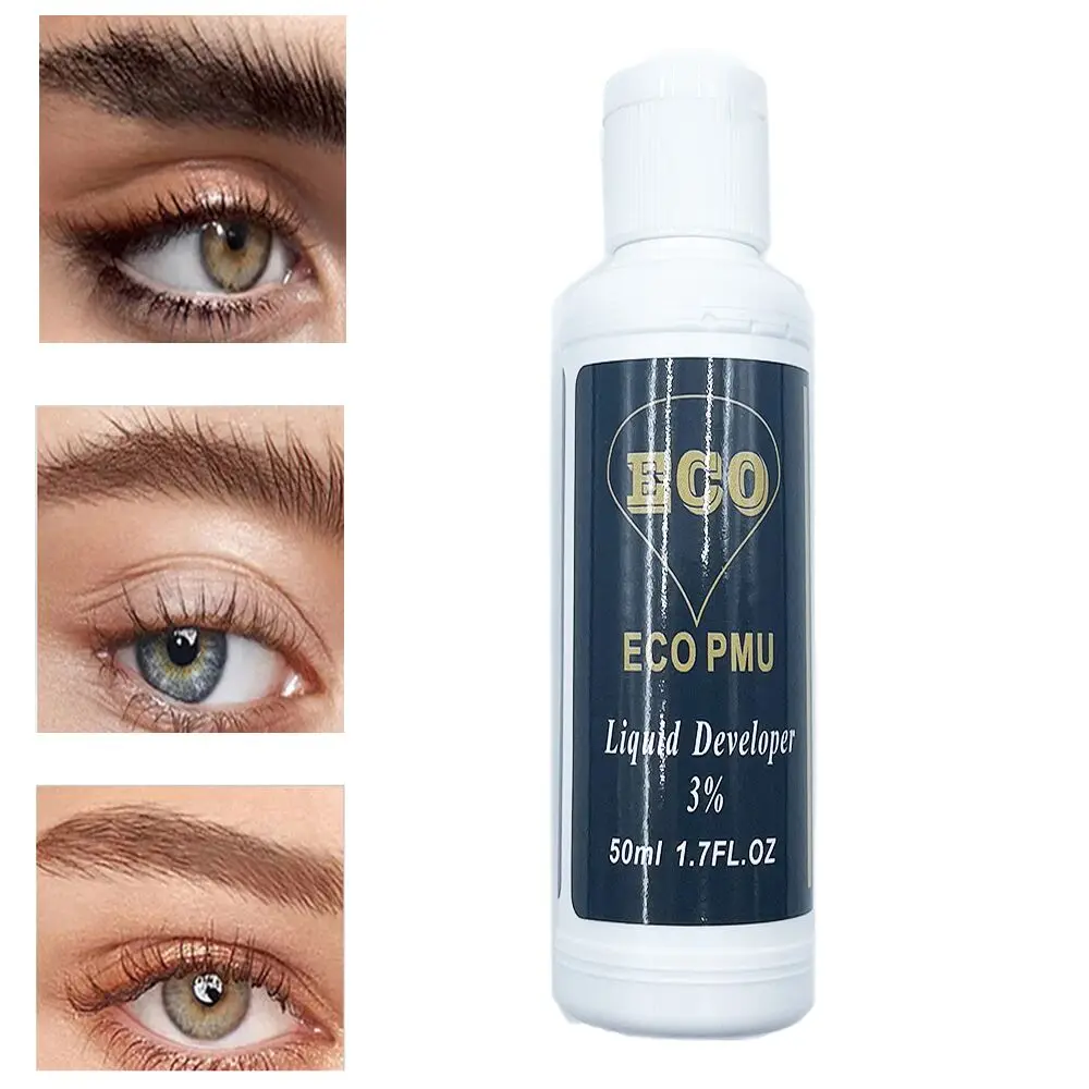 Tattoo Ink Tattoo Ink Pigment Tattoo Ink Kit Eyebrow Tint Airbrush Brow Pigment Auxiliary Supplies Hybrid Dye&Tint 50ml Tattoo Ink Tinta para tatuar Maquiagem Makeup