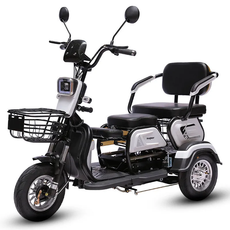 Adult Electric Tricycle 48v 600w 3 Wheel Electric Scooter For Adults