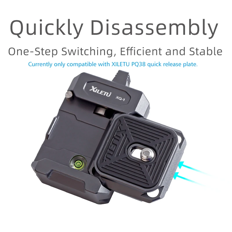 XILETU XQ1 Universal DSLR SLR Camera Gimbal Arca Swiss Quick Release Plate Clamp Quick Switch Kit Tripod Slider Mount Adapter camera clamp camera tripod plate camera tripod adapter camera mount plate camera base plate tripod adapter mount camera cage mount expansion