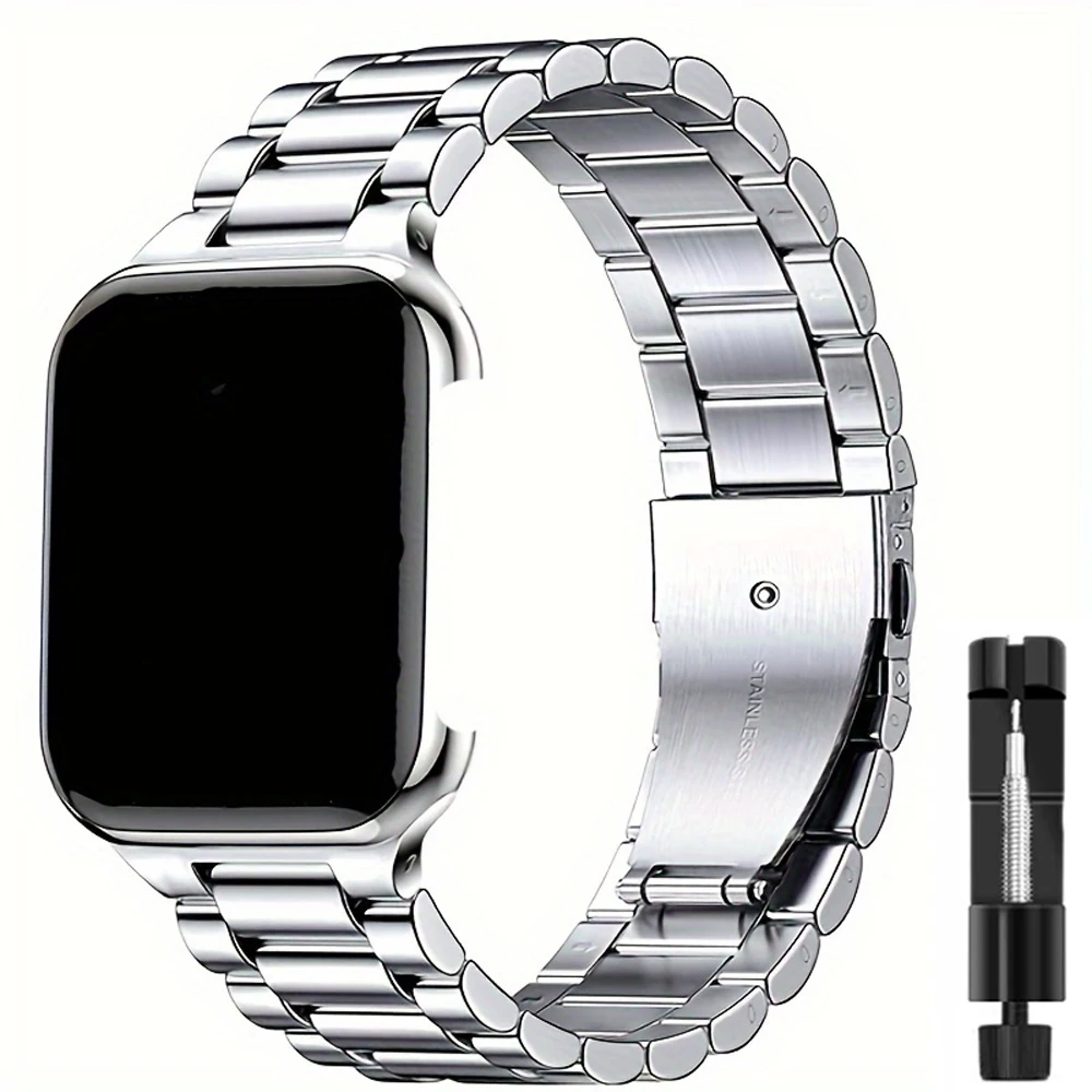 Stainless Steel Strap For Apple Watch Band Series 11/10/9/8/7/6/5/4/3/SE 3 thumbnail 9