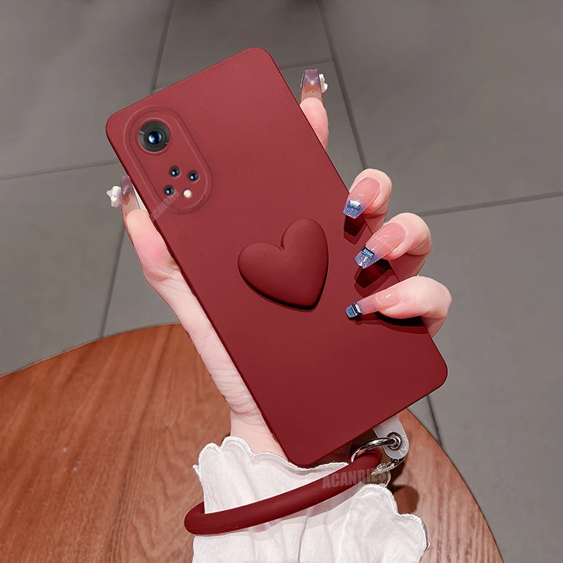 P30lite Crossbody Lanyard Maple Leaf Plating Case For Huawei P30 Lite P40  P20 Pro Cord Silicone Cover Y6 Y7 2019 Honor X8a X9a - AliExpress