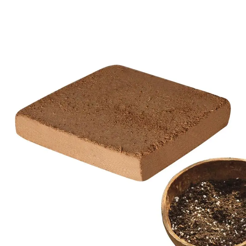 

Coconut Coir Bricks Organic Coconut Bricks Plants Compressed Gardening Coconut Fiber For Planting Gardening better Plant Growth