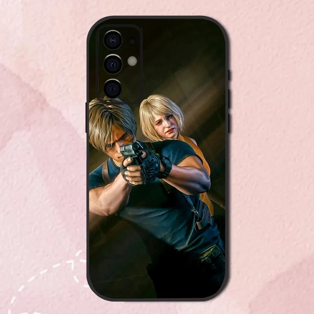 Black Soft Shell Phone Case featuring Resident Evil Design