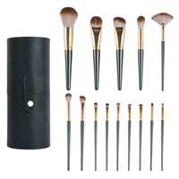 14Pcs Mini Makeup Brush Professional Powder Eyebrow Eye Shadow Makeup Brush Set Portable Makeup Brush With Storage Bag 1