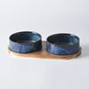 Cat Bowl Cat Food Bowl Ceramic Pet Food Water Feeder Small and Medium-sized Dogs Protection Spine Protection Rollover Prevention 5