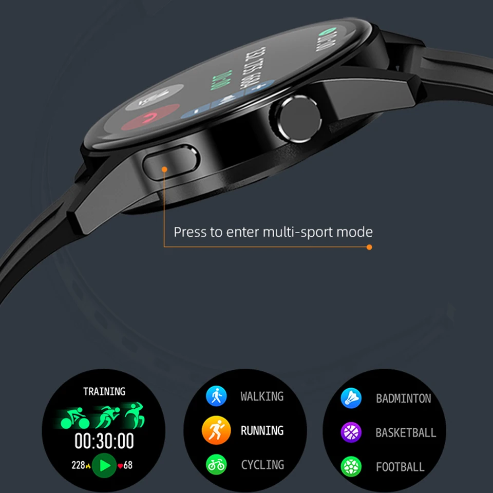 2023 ο Ʈ ġ   240*240 IPS äο ɹڼ  NFC Smartwatch  iOS