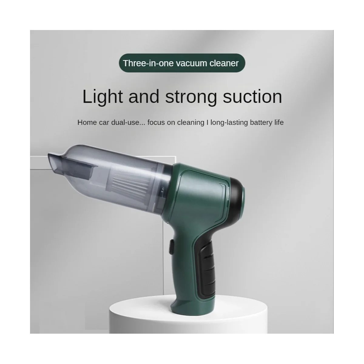 

Автомобильный пылесос 9000 ПА + 5 фильтров портативный сверхмощный беспроводной пылесос с двойной клавиатурой-B