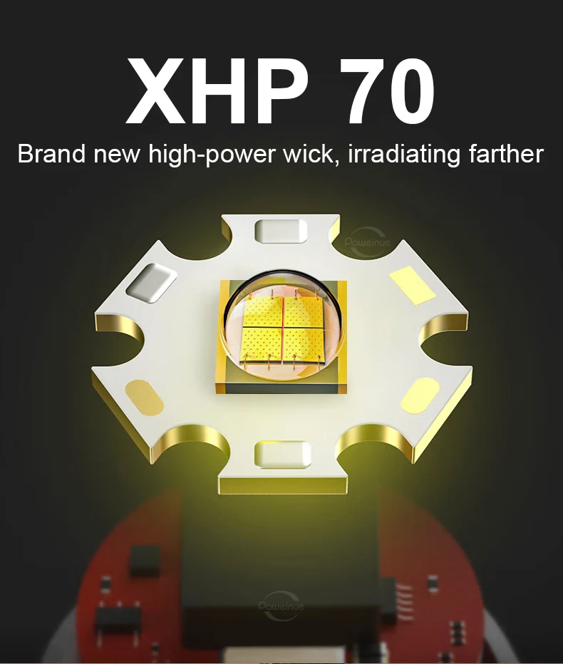 Description Picture 6 of itemXHP70 Powerful LED Headlamp Long Range 3*18650 Headlight Rechargeable Head Flashlight High Power Outdoor HeadLamp Fishing Light