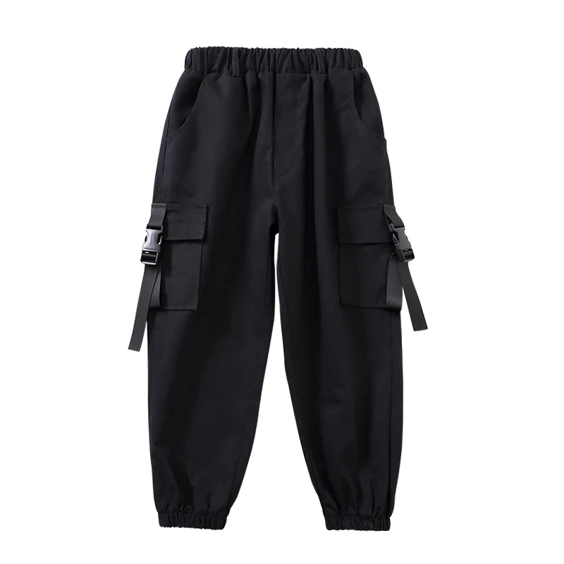 

Girls Trousers Streetwear Pants Black Cargo Pants for Girls Pockets Children Pants Casual Style Kids Clothes 4 6 8 10 12 14 16 Y