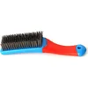 Wire Brush Duty Stainless Bristles With Plastic Handle Grip For Rust, Wielding Slag, Dirt & Paint Scrubbing With Deep Cleaning 3