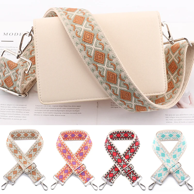 

Сменный ремешок на плечо, уникальная универсальная Наплечная Сумочка в этническом стиле с напечатанным рисунком