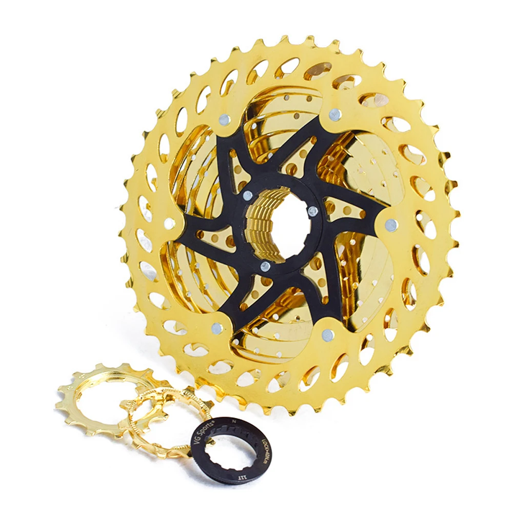 8/9/10/11 Speed MTB Bicycle Golden Flywheel Ultra light Wear resistant
