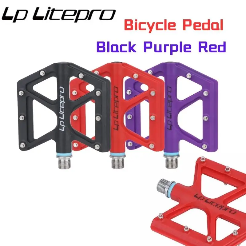 

Ультралегкий уплотнительный подшипник Lp litepro педаль горного велосипеда, расширенный Противоскользящий шоссейный велосипед, MTB, педаль, плоский велосипед, титановая деталь для велоспорта
