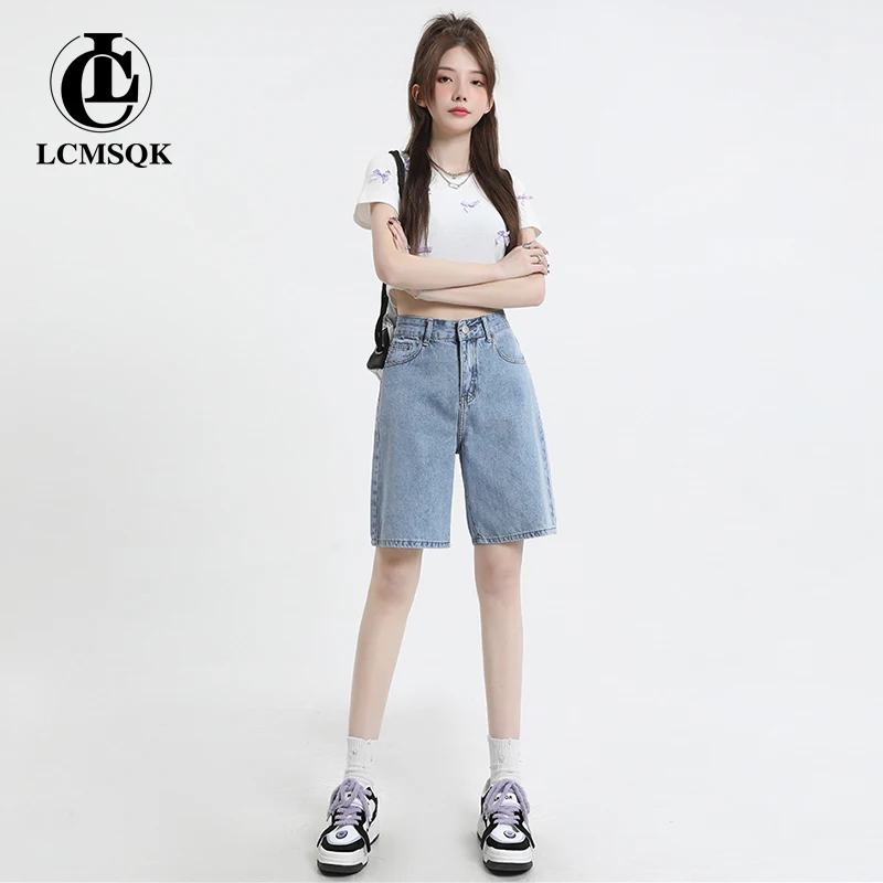 

Women's Denim Shorts Summer Women's Clothing Pants Woman Summer 2023 Streetwear Y2k Blue Jeans Korean Fashion Clothes High Waist
