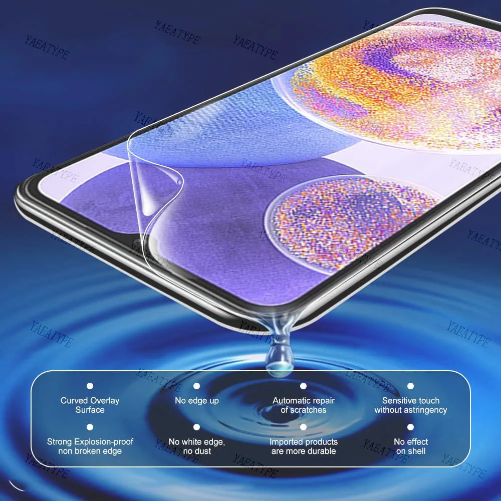 Premium 3-Pack HD Hydrogel Screen Protector Films