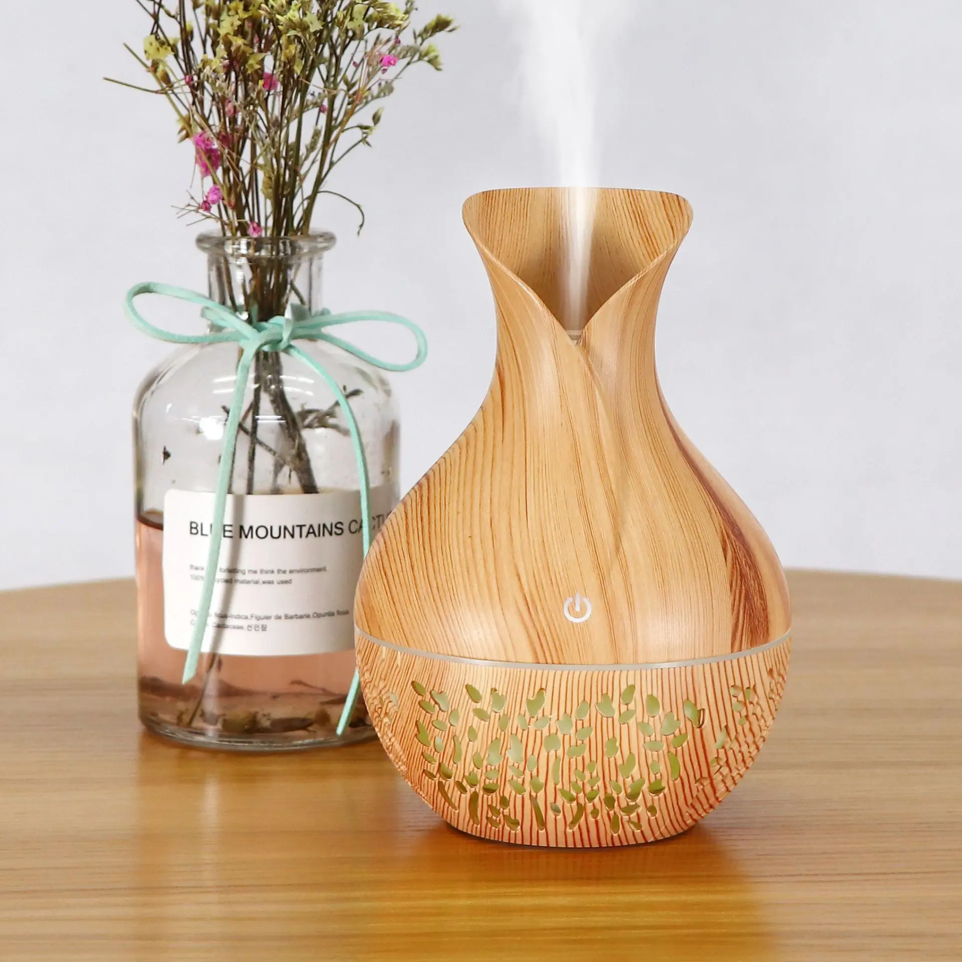 

Humidifier Portable USB Ultrasonic Colorful Cup Aroma Diffuser Cool Mist Maker Air Humidifier Purifier With Light For Car Home